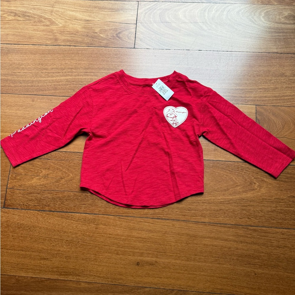 GAP Kids Red Paddington Long Sleeve